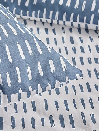 Parure de lit imprimé Rayé CRAZY OLLIE