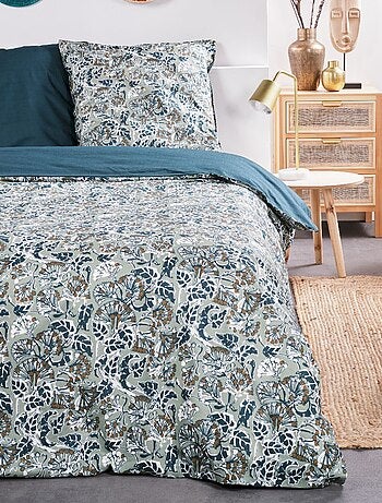 Parure de lit imprimé Rayures coton SUNSHINE EVE
