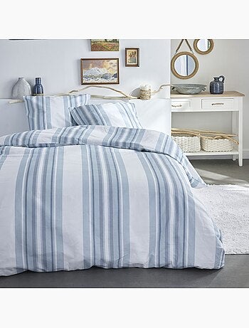 Parure de lit imprimé Rayures Coton SUNSHINE JEAN
