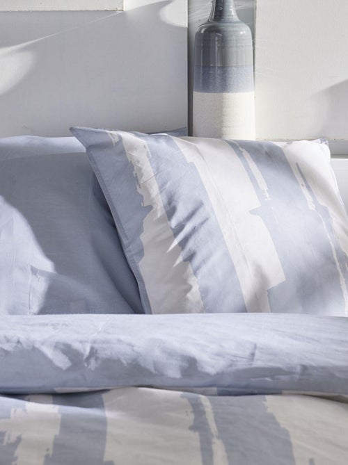 Parure de lit imprimé Rayures Coton SUNSHINE JOSH - Kiabi