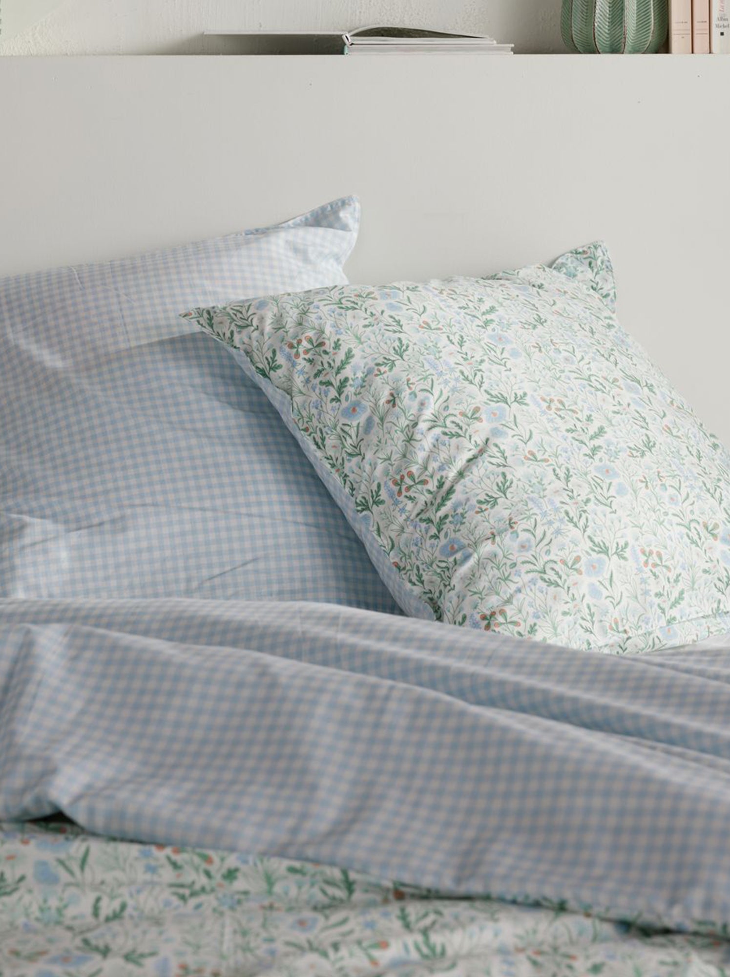 AYMAX Parure de Lit Stitch 3 Pièces Verte, 100% Coton, Housse de AYMAX Parure de Lit Stitch 3 Pièces Verte, 100% Coton, Housse de