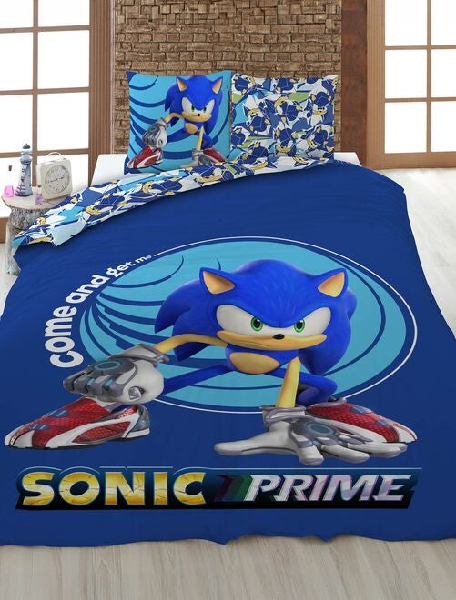 Parure de lit imprimé 'Sonic' - 1 personne - Kiabi