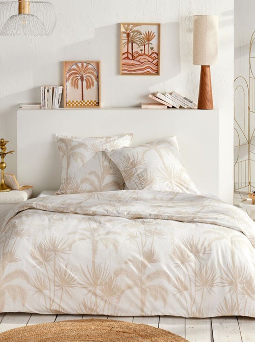 Parure de lit imprimée - 2 personnes - Kiabi