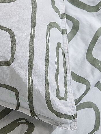 Parure de lit imprimée - 2 personnes