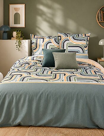 Parure de lit imprimée - 240x220 cm - 2 personnes