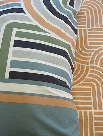 Parure de lit imprimée - 240x220 cm - 2 personnes