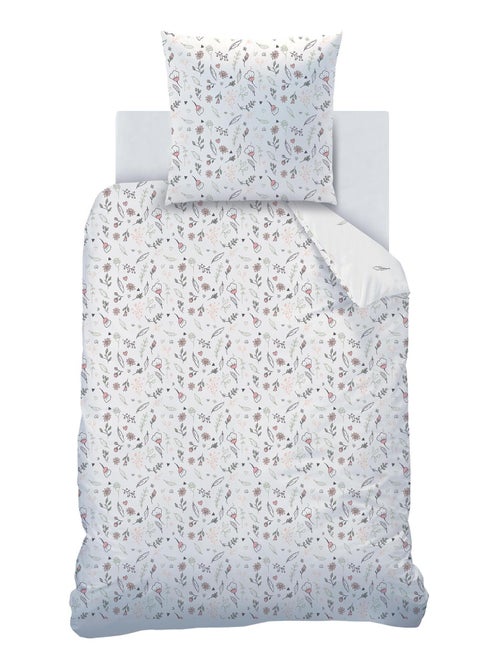 Parure de lit imprimée 100% coton, ATTRAPE COEUR - Kiabi