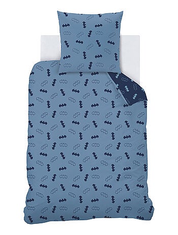 Parure de lit imprimée 100% coton, BATMAN ICONIC