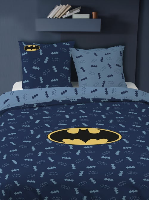 Parure de lit imprimée 100% coton, BATMAN ICONIC - Kiabi