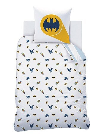 Parure de lit imprimée 100% coton, BATMAN TEAM