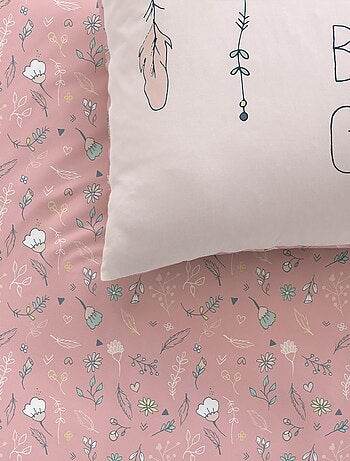 Soldes Parure de lit pour enfant - rose - Kiabi