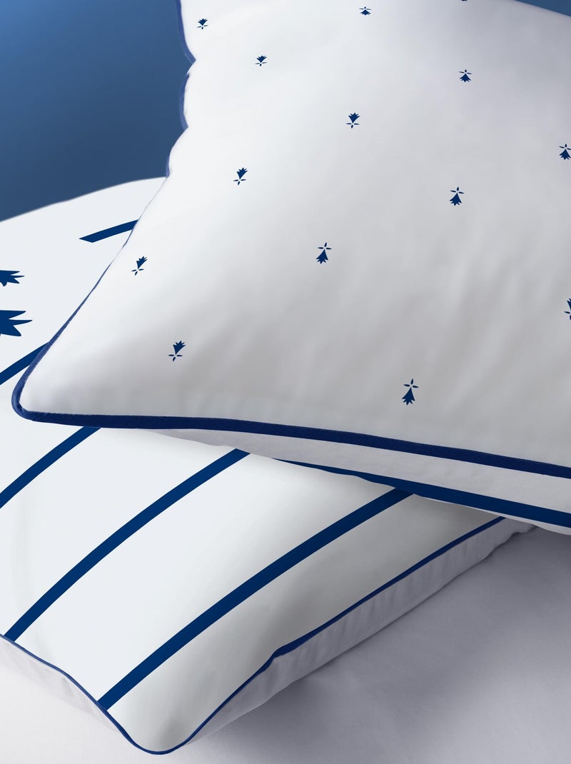 Parure de lit imprimée 100% coton, Bretagne BREIZH Blanc - Kiabi