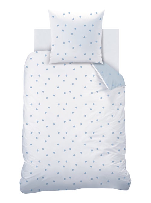 Parure de lit imprimée 100% coton, CUMULUS - Kiabi