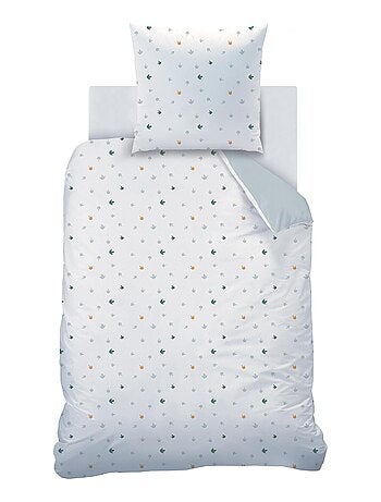 Parure de lit imprimée 100% coton, DINO JUNGLE