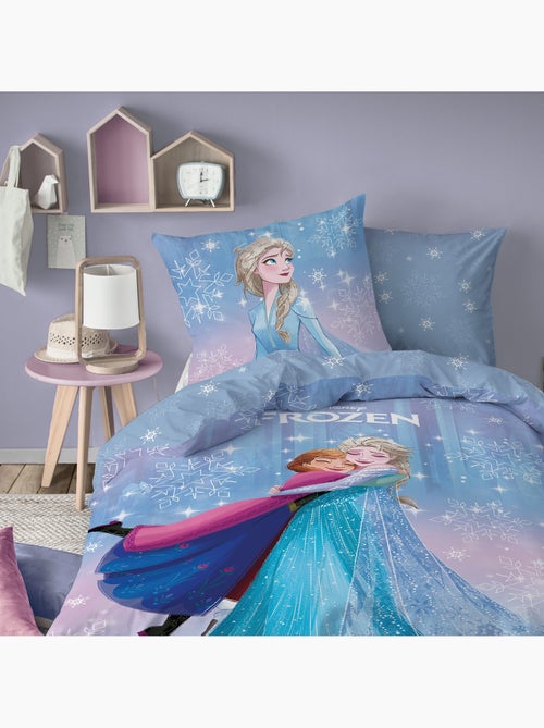 Parure de lit imprimée 100% Coton, DISNEY HOME FROZEN 2 FROZENIA - Kiabi
