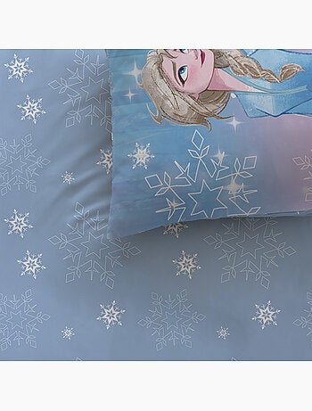 Parure de lit imprimée 100% Coton, DISNEY HOME FROZEN FROZENIA