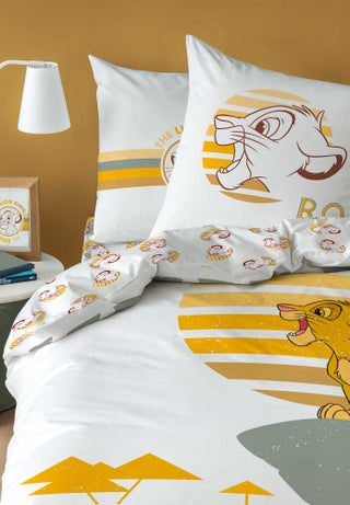 Parure de lit imprimée 100% coton, DISNEY HOME LE ROI LION PRINCE