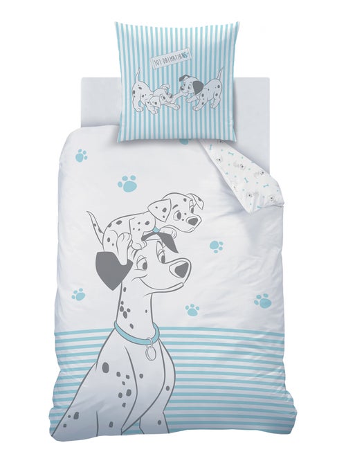 Parure de lit imprimée 100% coton, DISNEY HOME LES 101 DALMATIENS TOGETHER - Kiabi