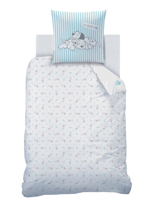 Parure de lit imprimée 100% coton, DISNEY HOME LES 101 DALMATIENS TOGETHER - Kiabi