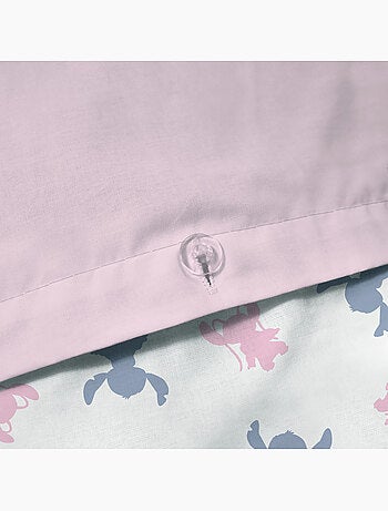 Parure de lit imprimée 100% coton, disney home stitch amour