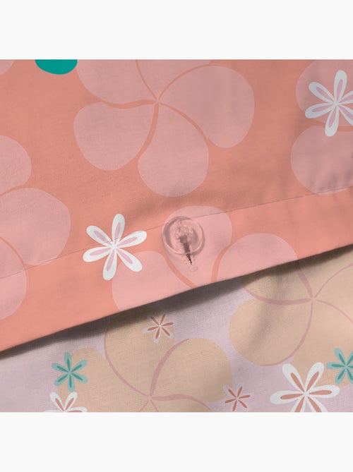 Parure de lit imprimée 100% coton, DISNEY HOME VAIANA FLEUR - Kiabi