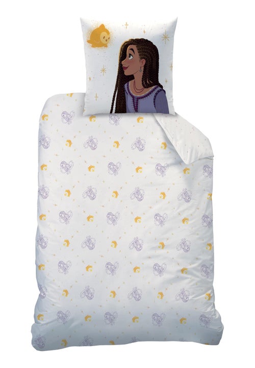 Parure de lit imprimée 100% coton, DISNEY WISH ASHA - Kiabi