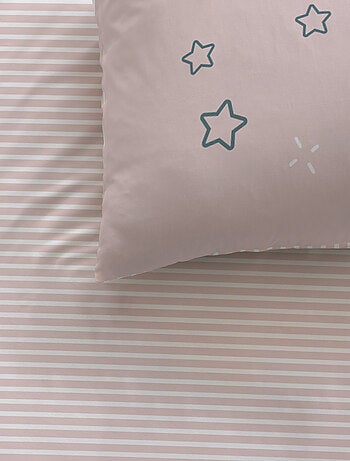 Parure de lit imprimée 100% coton, ETOILE FILANTE