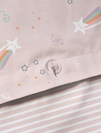 Parure de lit imprimée 100% coton, ETOILE FILANTE