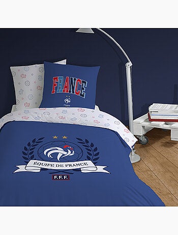 Parure de lit imprimée 100% Coton, FFF CAMPUS