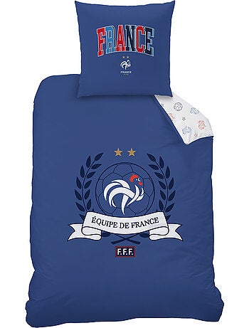 Parure de lit imprimée 100% Coton, FFF CAMPUS
