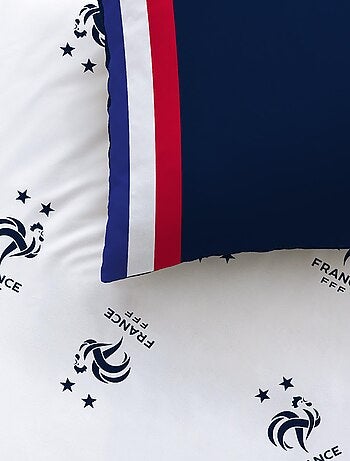 Parure de lit imprimée 100% coton, FFF DRAPEAU