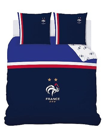 Parure de lit imprimée 100% coton, FFF DRAPEAU