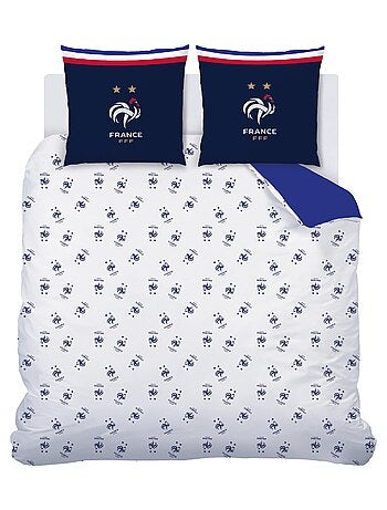 Parure de lit imprimée 100% coton, FFF DRAPEAU