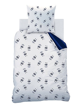 Parure de lit imprimée 100% Coton, FFF RAYURES