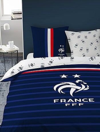 Parure de lit imprimée 100% Coton, FFF RAYURES