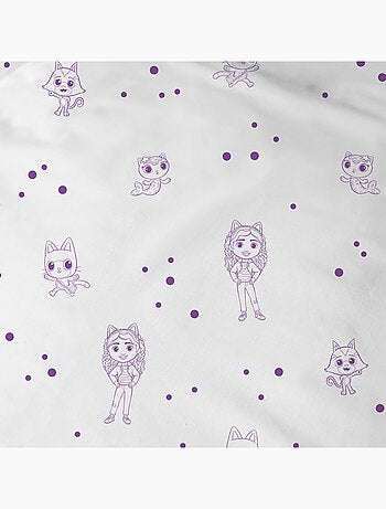 Parure de lit imprimée 100% coton, GABBY ET LA MAISON MAGIQUE FUNNY