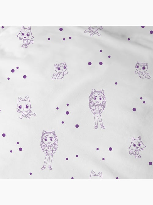 Parure de lit imprimée 100% coton, GABBY ET LA MAISON MAGIQUE FUNNY - Kiabi