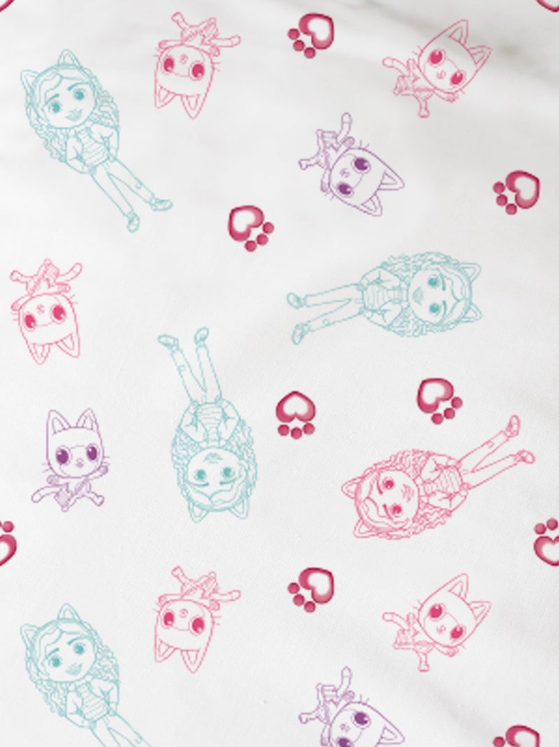 Parure de lit imprimée 100% coton, GABBY ET LA MAISON MAGIQUE WORLD Rose - Kiabi