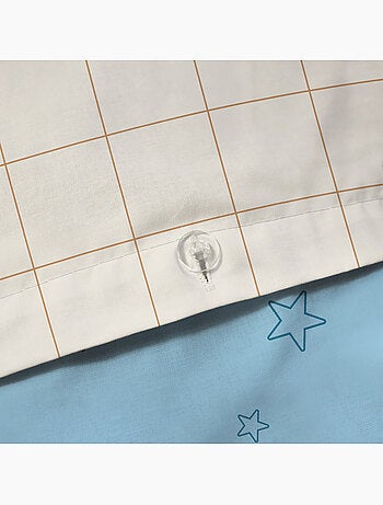 Parure de lit imprimée 100% coton, GALAXY