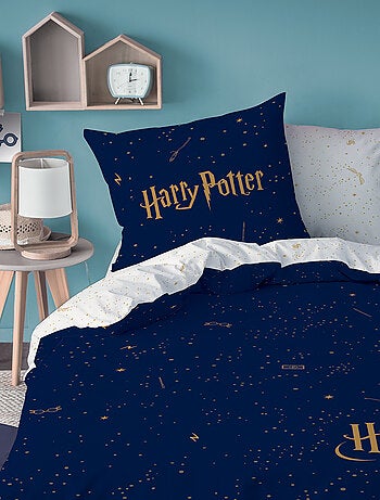 Parure de lit imprimée 100% coton, HARRY POTTER ICONIC