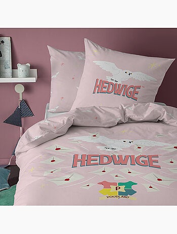 Parure de lit imprimée 100% coton, HARRY POTTER LETTERS