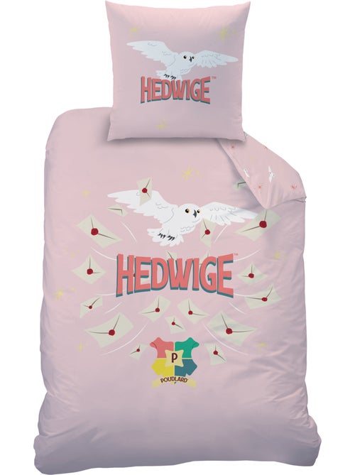 Parure de lit imprimée 100% coton, HARRY POTTER LETTERS - Kiabi