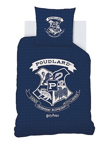 Parure de lit imprimée 100% coton, HARRY POTTER PREPPY