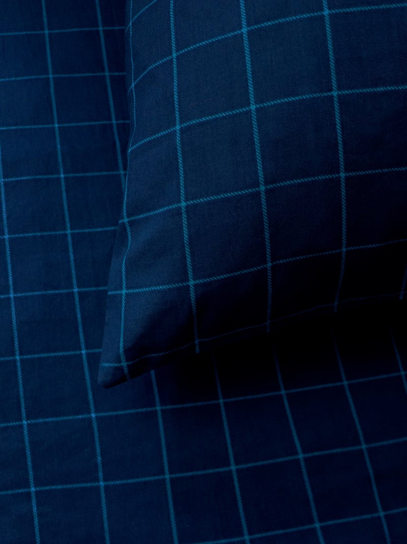 Parure de lit imprimée 100% coton, HARRY POTTER PREPPY Bleu nuit - Kiabi