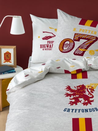 Parure de lit imprimée 100% coton, HARRY POTTER TEAM G
