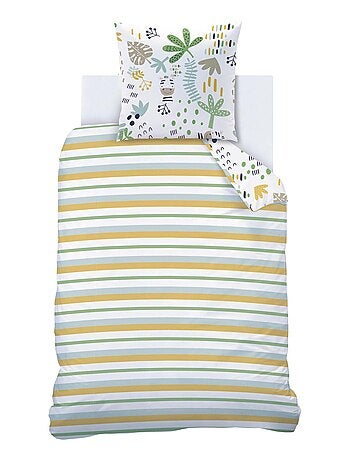 Parure de lit imprimée 100% coton, JINO