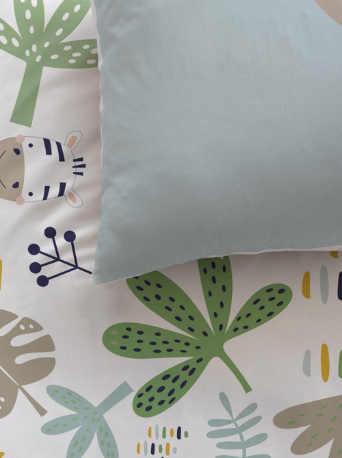 Parure de lit imprimée 100% coton, JINO - Kiabi