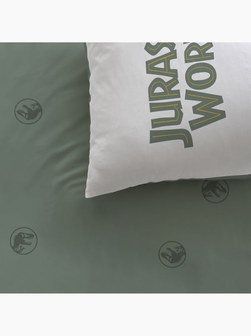 Parure de lit imprimée 100% coton, JURASSIC WORLD EMPREINTE - Kiabi