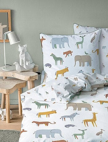 Parure de lit imprimée 100% coton, KENYA