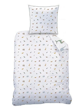 Parure de lit imprimée 100% coton, KENYA